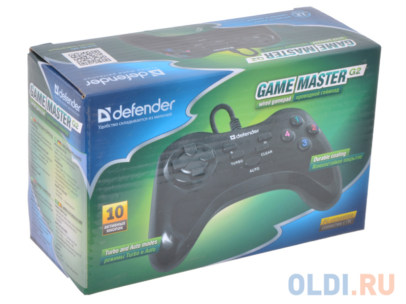 Геймпад  Defender GAME MASTER G2 13 кн., USB фото