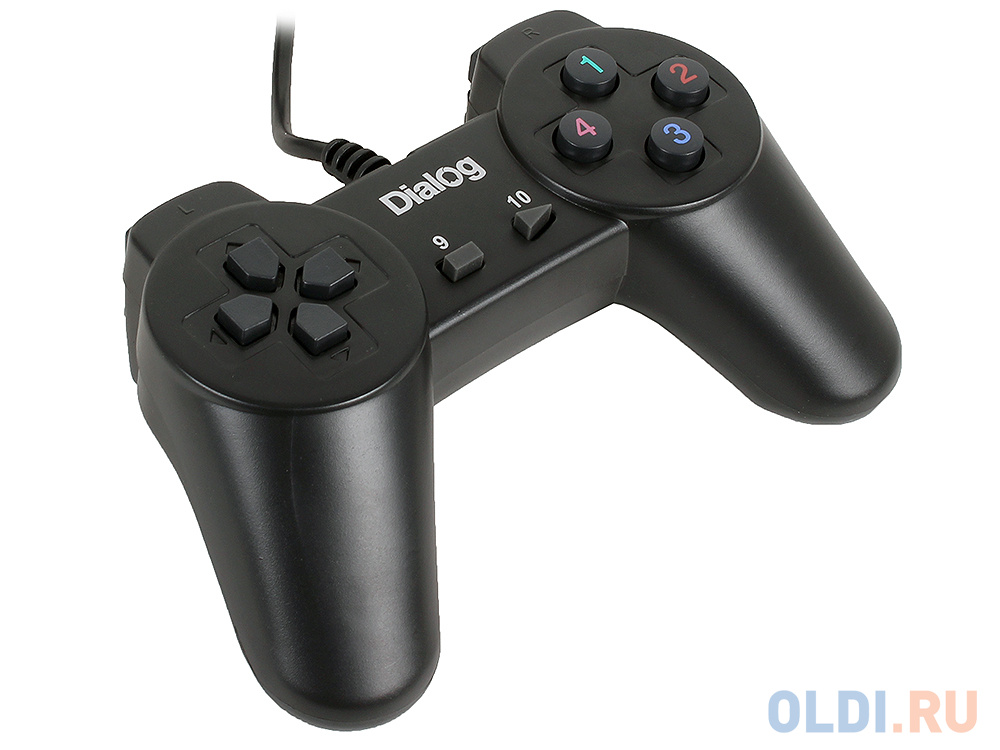 Геймпад Dialog Action GP-A01 10 кнопок, USB, черный геймпад defender game master g2 13 кн usb