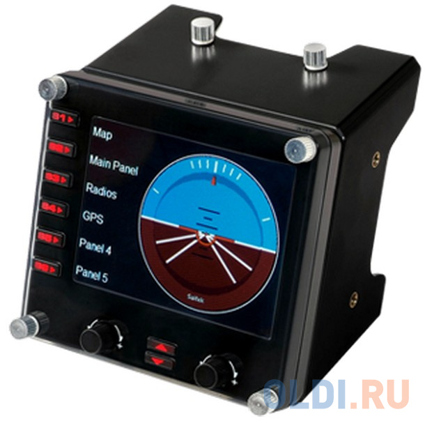 Приборная панель с ЖК-дисплеем для авиасимуляторов Logitech G Saitek Pro Flight Instrument Panel 945-000008