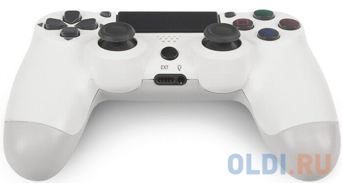 CBR CBG 960 White, Игровой манипулятор для PS4 беспроводной (Bluetooth), PC/PS3 проводной (USB), 2 вибро-мотора, 2 аналоговых стика, D-pad, 14 кнопок, фото
