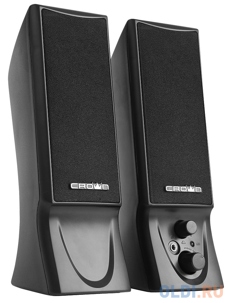 Колонки Crown CMS-602 2x3 Вт черный музыкальная фигурка телефон cms 15 29 pavone