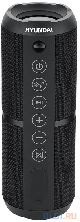 

Колонка порт. Hyundai H-PAC320 черный 20W 1.0 BT/3.5Jack/USB 10м