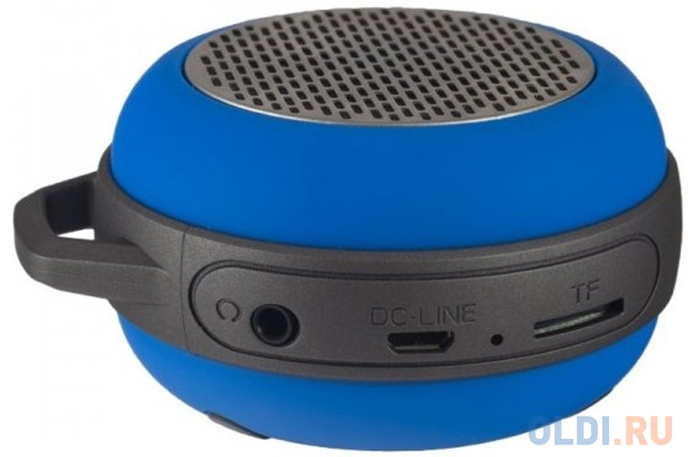 Портативная акустика Perfeo Solo 5Вт Bluetooth синий PF-BT-SOLO-BL - фото 2