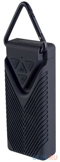 

Perfeo Bluetooth-колонка "BISCUIT" MP3, microSD, мощность 3Вт, 400mAh, черная