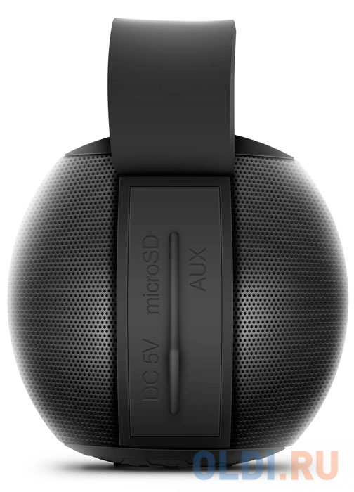 SVEN PS-75, черный, акустическая система 2.0, мощность 2x3 Вт (RMS), Bluetooth, FM, USB, microSD, встроенный аккумулятор) от OLDI