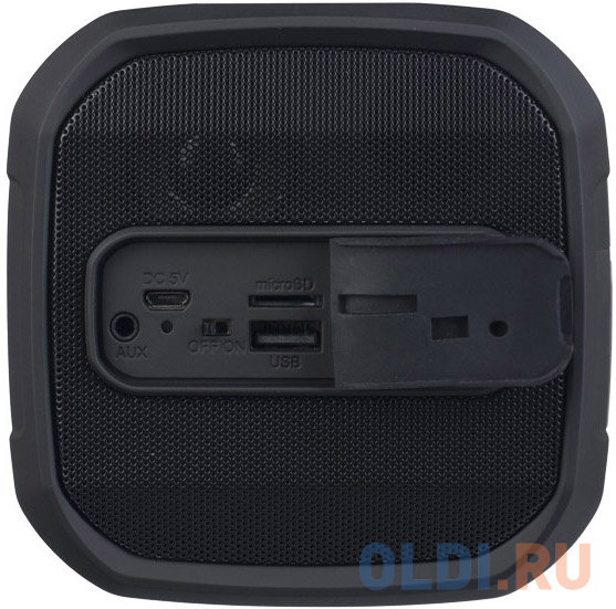 Perfeo Bluetooth-колонка PF_A4319 FM, MP3, microSD, USB, EQ, AUX, мощность 12Вт, 2200mAh, черный - фото 5