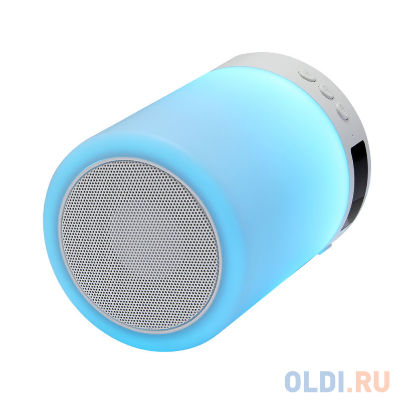 

Беспроводная BT-Колонка GiNZZU® GM-893W, 5W/LED/RGB/TF/AUX/FM/часы/будильник