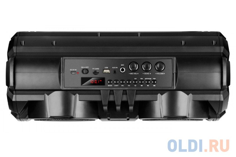 Колонки Sven PS-485, черный, (2.0, мощность 2x14 Вт (RMS), Bluetooth, FM, USB, microSD, LED-дисплей, встроенный аккумулятор) фото
