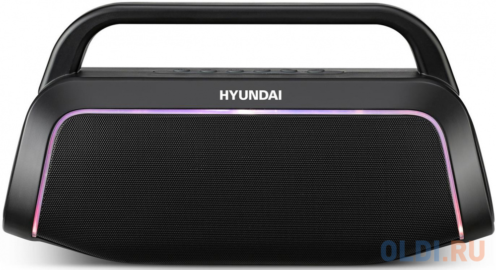 Колонка порт. Hyundai H-PAC560 черный 10W 1.0 BT/3.5Jack/USB 10м 3000mAh от OLDI