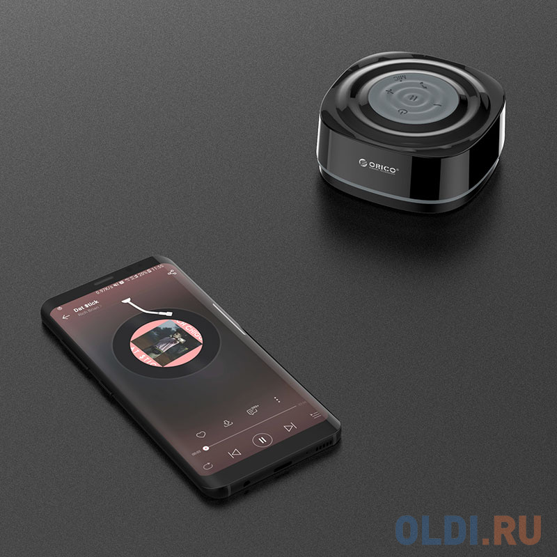 Bluetooth динамик портативный с присоской Orico SOUNDPLUS-R1-BK фото