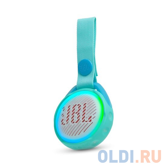 

Колонка порт. JBL JR Pop бирюзовый 3W 1.0 BT/USB 650mAh (JBLJRPOPTEL)