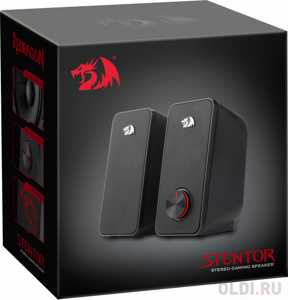 Акустическая 2.0 система Stentor черный, 6 Вт, питание от USB - 77600