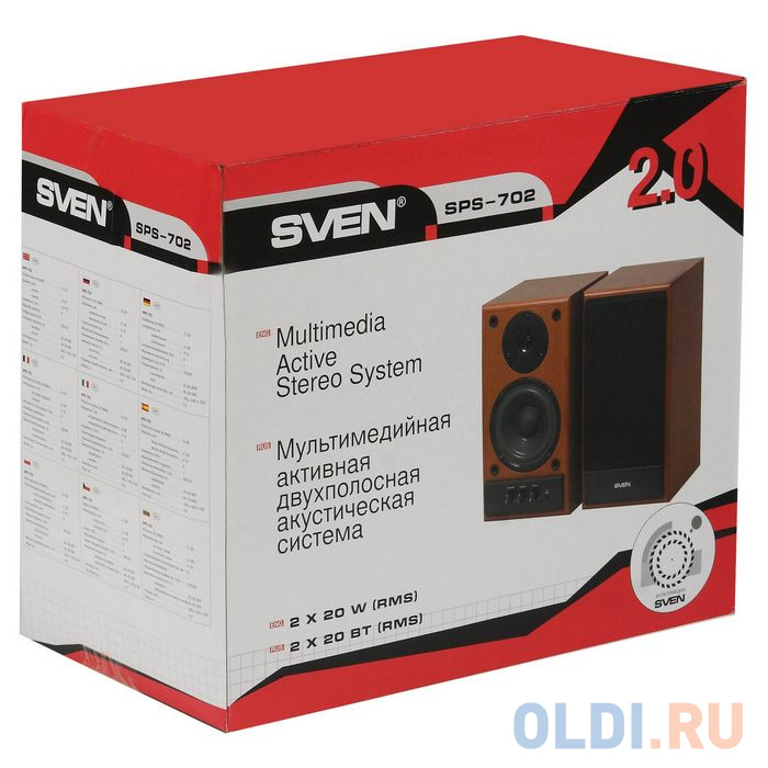 Колонки свен 702. Акустика Sven SPS-702. Колонки 2.0 Sven SPS-702. Компьютерные колонки Sven SPS-702.