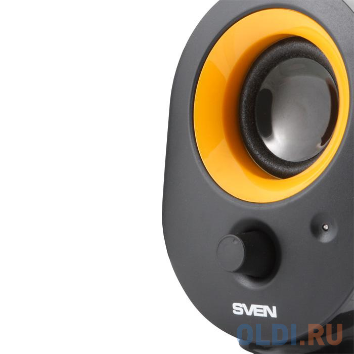 Колонки Sven 316, чёрный, USB, акустическая система 2.0, мощность 2х2 Вт(RMS) фото