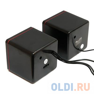 Колонки Dialog Colibri AC-04UP BLACK-RED - 2.0, 6W RMS, черно-красные, питание от USB - фото 5