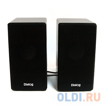 Колонки Dialog Stride AST-20UP BLACK - 2.0, 6W RMS, черные, питание от USB фото