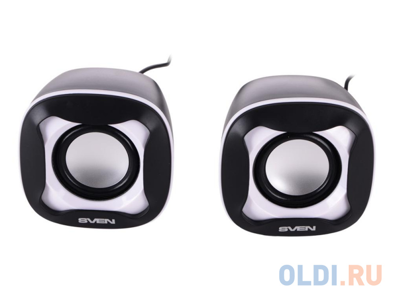 Колонки Sven 170 Black White USB, 2.0, мощность 2x2,5 Вт(RMS) фото
