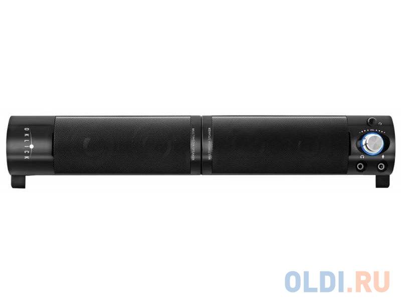 Колонки Oklick OK-150 2.0 black 6W  портативные OK-150 BLACK - фото 2