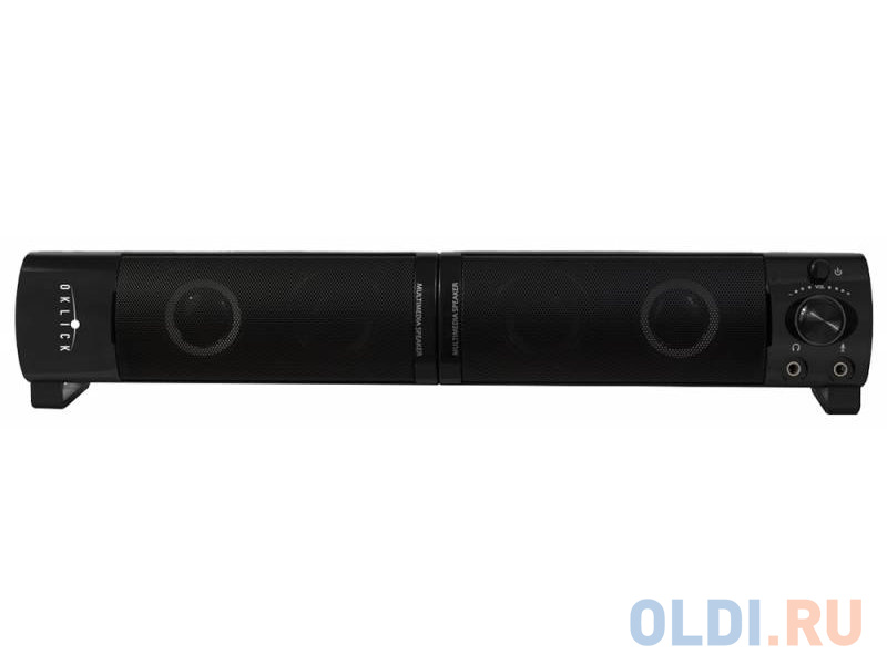 Колонки Oklick OK-150 2.0 black 6W  портативные OK-150 BLACK - фото 3