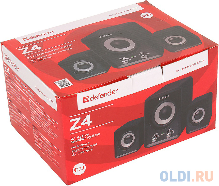 Колонки DEFENDER Z4 2.1,16 вт., Питание от USB от OLDI