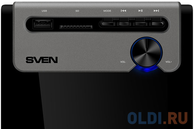 Колонки Sven  MS-110 black 2.1, USB,SD - фото 4