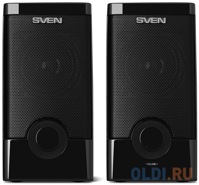 Колонки Sven 318 чёрный, акустическая система 2.0 (USB, мощность 2x2.5 Вт(RMS) SV-015176 - фото 2