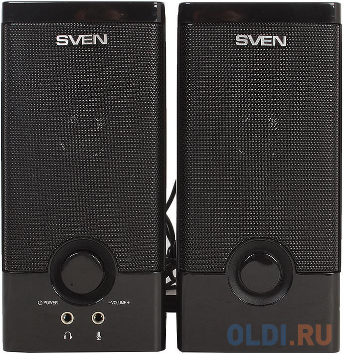 Фото - Колонки Sven SPS-603 Black чёрный, 2.0, USB, мощность 2x3 Вт(RMS) 2 0 колонки sven sps 555 2 3w black usb