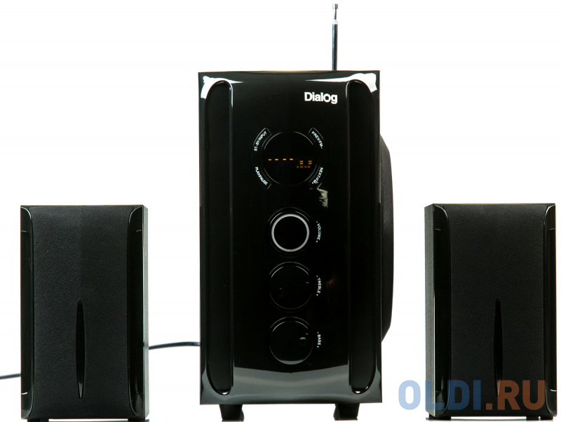 

Колонки Dialog Progressive AP-209 black (2.1, 30W+2*15W RMS,Bluetooth,FM,USB+SD reader)