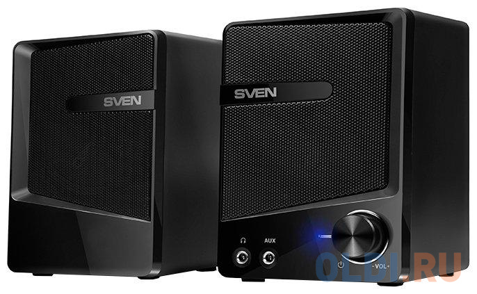 Колонки Sven 248,чёрный, USB, 2.0, мощность 2x3 Вт(RMS) колонки sven ms 90 чёрный 10 вт