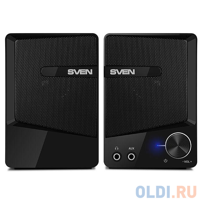 Колонки Sven 248,чёрный, USB, 2.0, мощность 2x3 Вт(RMS) фото
