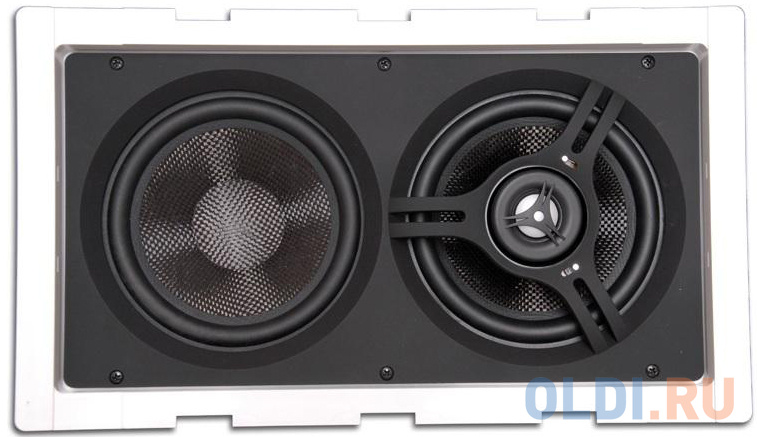 

Акустика Current Audio [WSLCR654FL] 6,5" LCR в стены двойная двухполосная, 35Гц-21кГц, 5-150 Ватт, 8 Ом, материал вуфера - плетеное углеродное волокно, твитера - алюминий с керамическим напылением. (92092