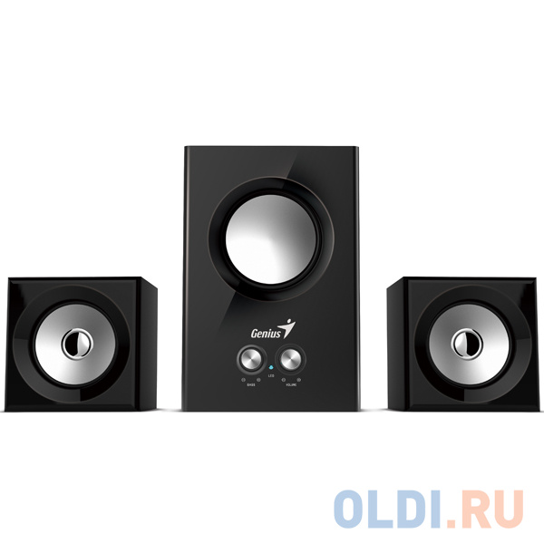 

Колонки Genius SW-2.1 375 Black 12вт (RMS), материал: MDF, разъем mini jack