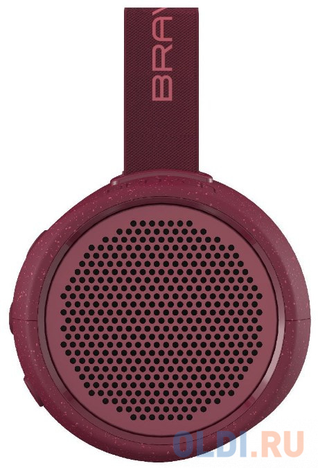 Портативная Bluetooth колонка Braven BRV 105. Цвет красный, размер ВхГхШ 12х5х10 см - фото 1