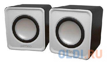 

Колонки Perfeo Wave PF-128-W 2x3 Вт USB белый