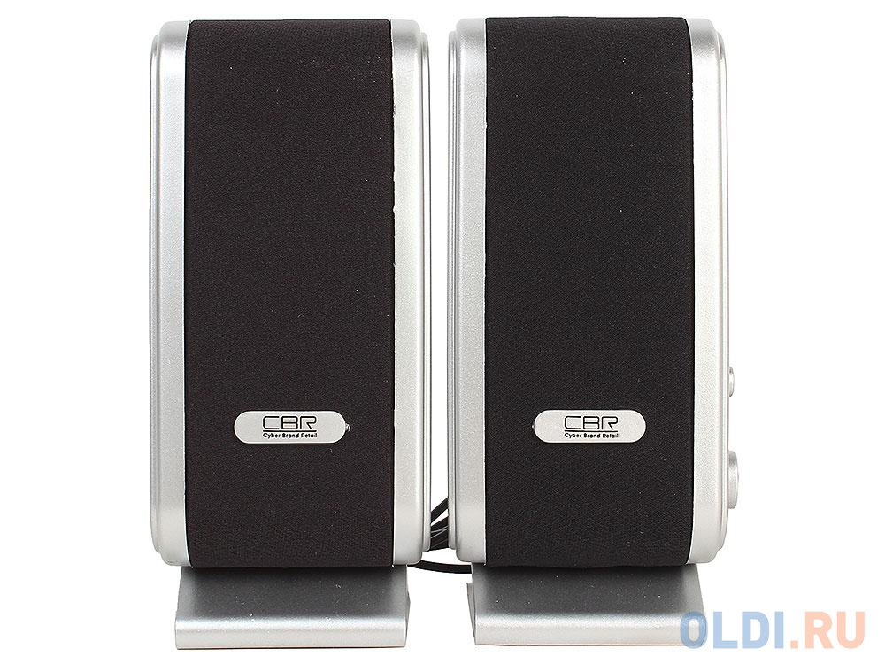 Колонки CBR CMS 299, Black-Silver, 3.0 W*2, USB от OLDI