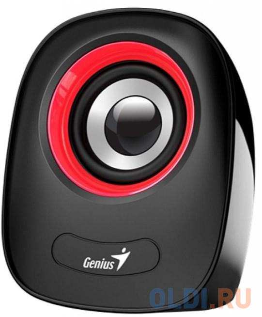 PC speakers Genius SP-Q160,RED,USB, 2.0, Power Output 6W, Connection Type: USB, Frequency Response: 150-20000Gz, Impedance: 4 Оm, Sensitivity: 80 Db, 3.5 mm jack 31730027401 - фото 2
