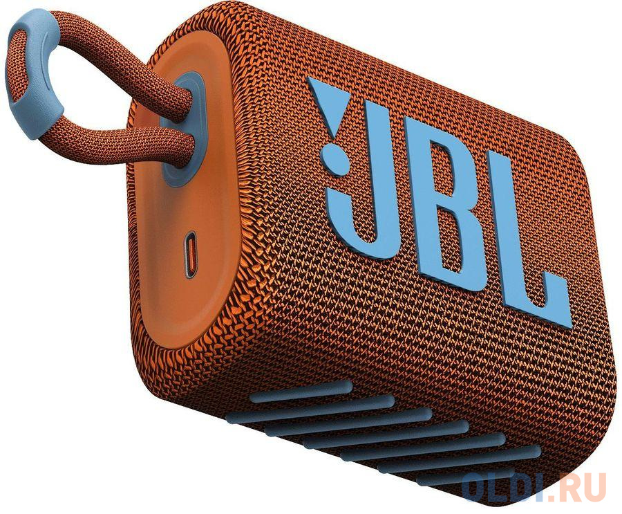 Колонка порт. JBL GO 3 оранжевый 4.2W 1.0 BT (JBLGO3ORG)
