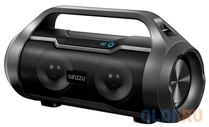 Ginzzu GM-984G, BT-Колонка 2x10W/TWS/USB/TFcard/AUX/FM/IPX5 ginzzu gm 501 саундбар 2x10w hdmi rca optical usb ду