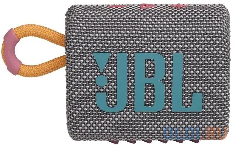 

Колонка порт. JBL GO 3 серый 3W 1.0 BT (JBLGO3GRY)