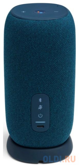 Динамик JBL Портативная акустическая система JBL Link Portable Yandex, цвет синий, размер (ВхШхГ) 170x88x88 мм - фото 1