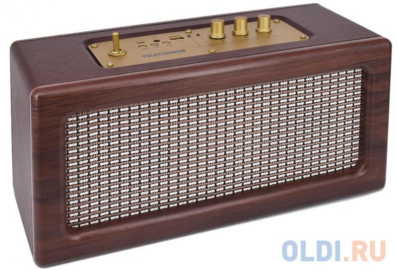

Колонка портативная Telefunken TF-PS1265B 2.0 Темное дерево