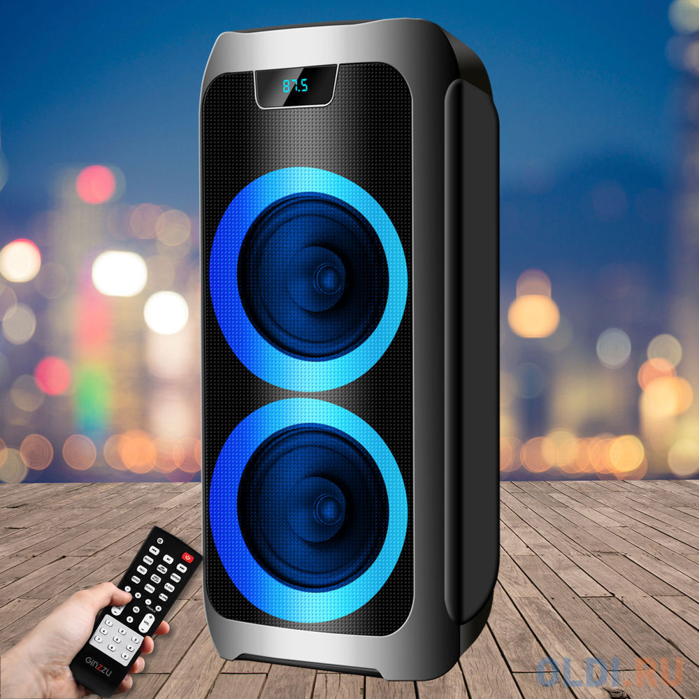 Ginzzu GM-211, Акустическая система Midi, RGB/BT/USB/TF/FM/ДУ фото