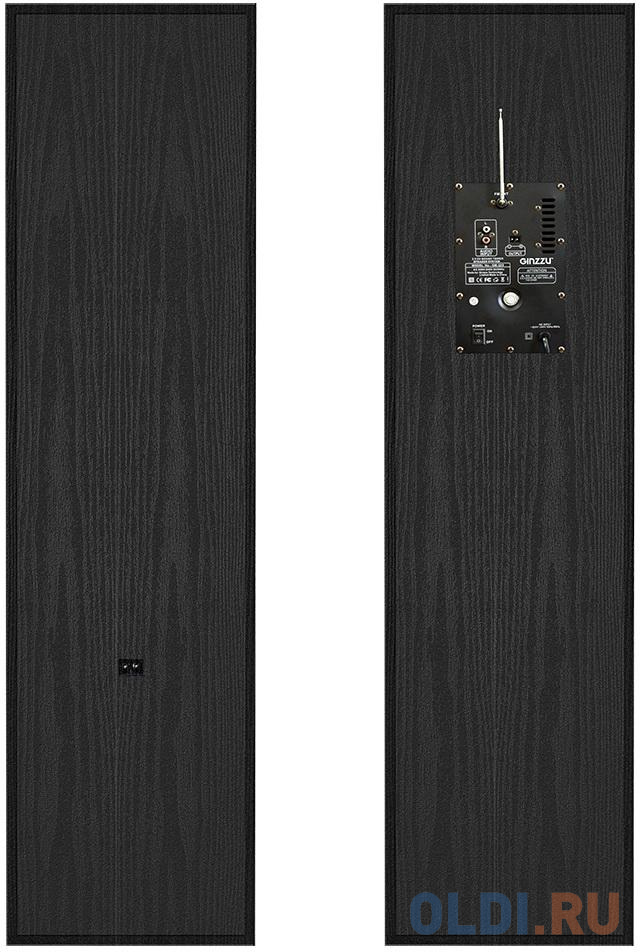 Колонки 2.0 GINZZU GM-329 Черный фото