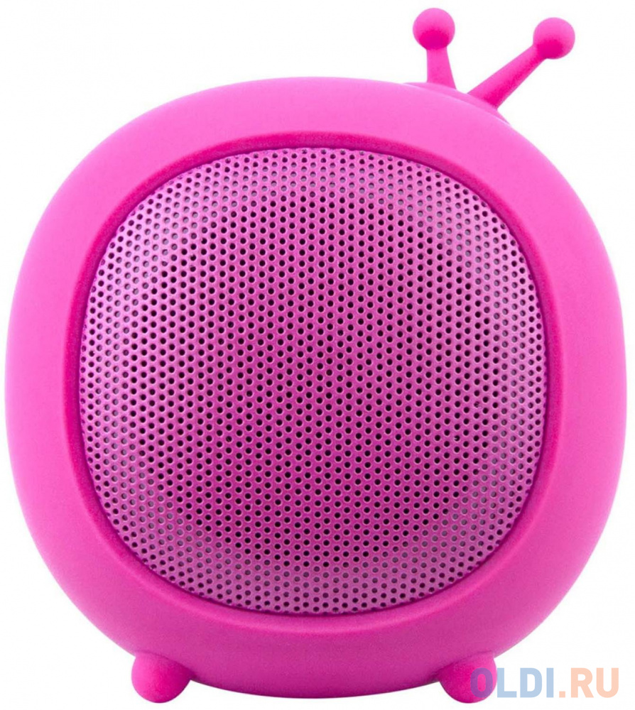 Портативная акустика Rombica MySound Telly. Цвет: розовый, размер 64х49х72 мм - фото 1