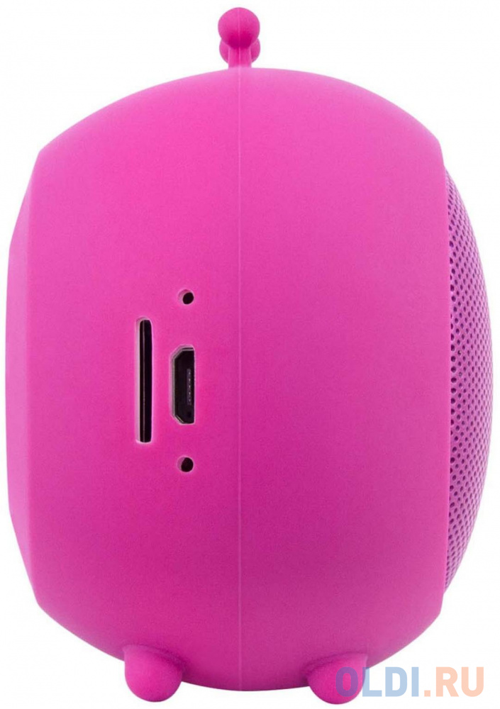 Портативная акустика Rombica MySound Telly. Цвет: розовый, размер 64х49х72 мм - фото 2