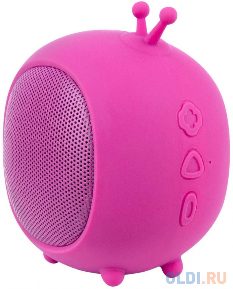 Портативная акустика Rombica MySound Telly. Цвет: розовый, размер 64х49х72 мм - фото 3