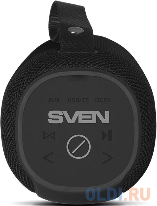 SVEN PS-290, черный, акустическая система 2.0, мощность 2x10 Вт (RMS), Waterproof (IPx6), TWS, Bluetooth, FM, USB, microSD, встроенный аккумулятор - фото 7