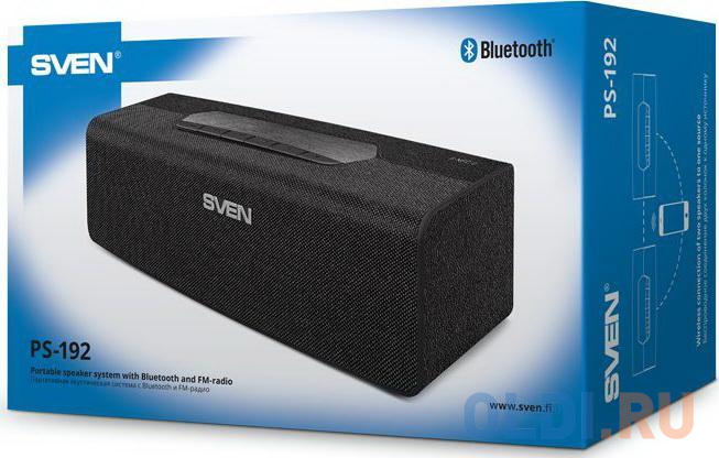 

Колонка портативная 2.0 Sven SV-019747 Черный