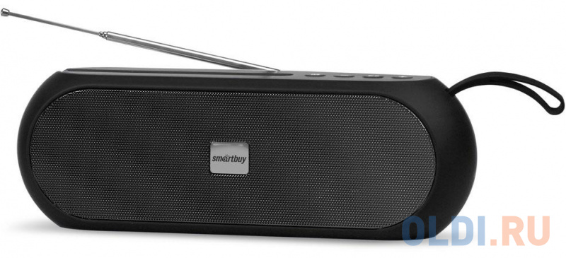 

Smartbuy RADIO ACTIVE 10Вт, встроенный аккумулятор, Bluetooth, FM, MP3, син (SBS-480)/20