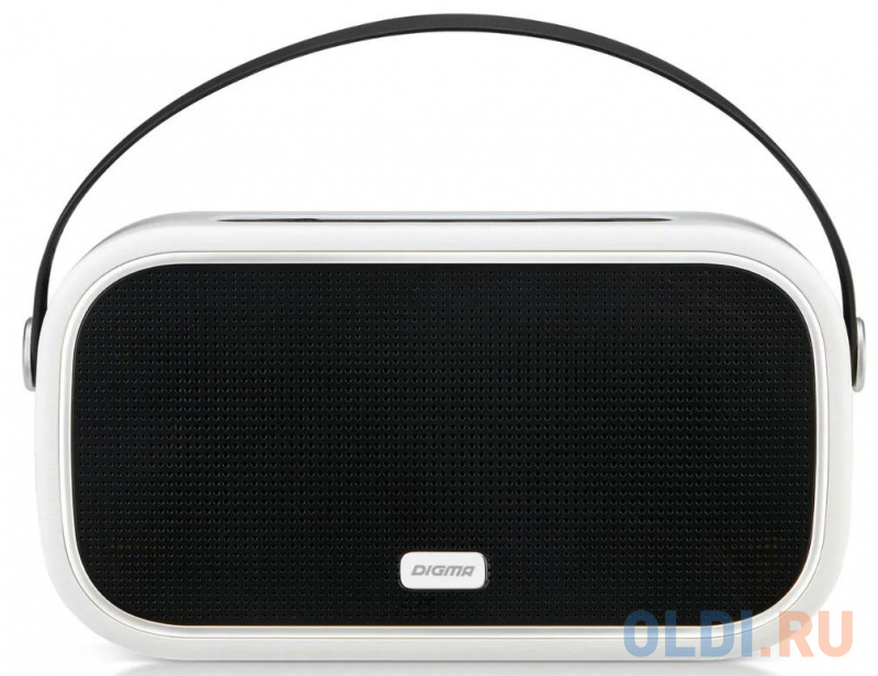

Колонка порт. Digma S-24 белый 10W 1.0 BT/3.5Jack/USB (SP2410W)